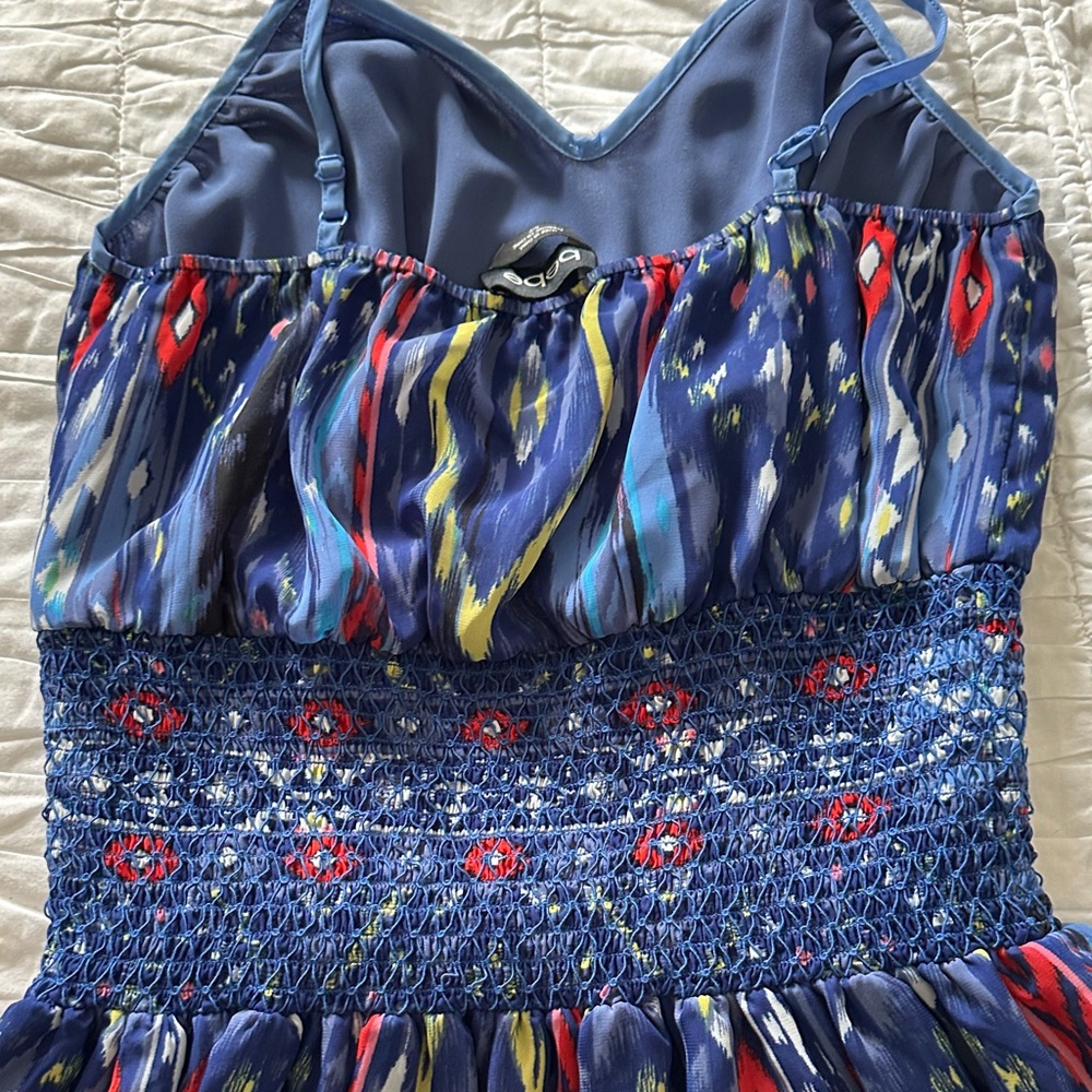 Bebe Blue Pattern Strappy Mini S - image 5